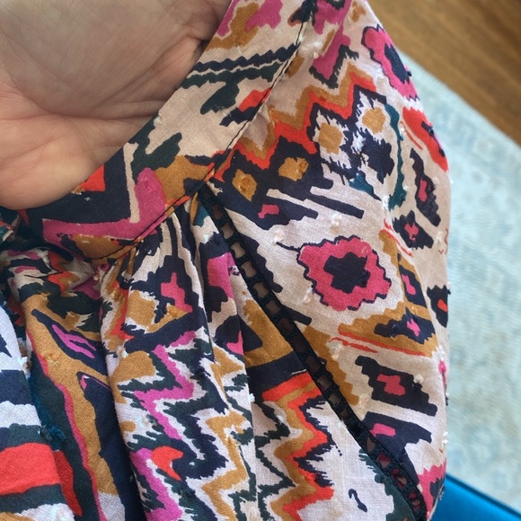 Beautiful Zara BOHO dress size large peasant ruffled hem - Picture 9 of 9